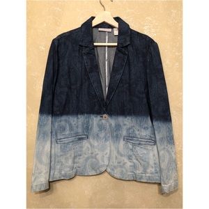 Denim Bi-Colored Jacket